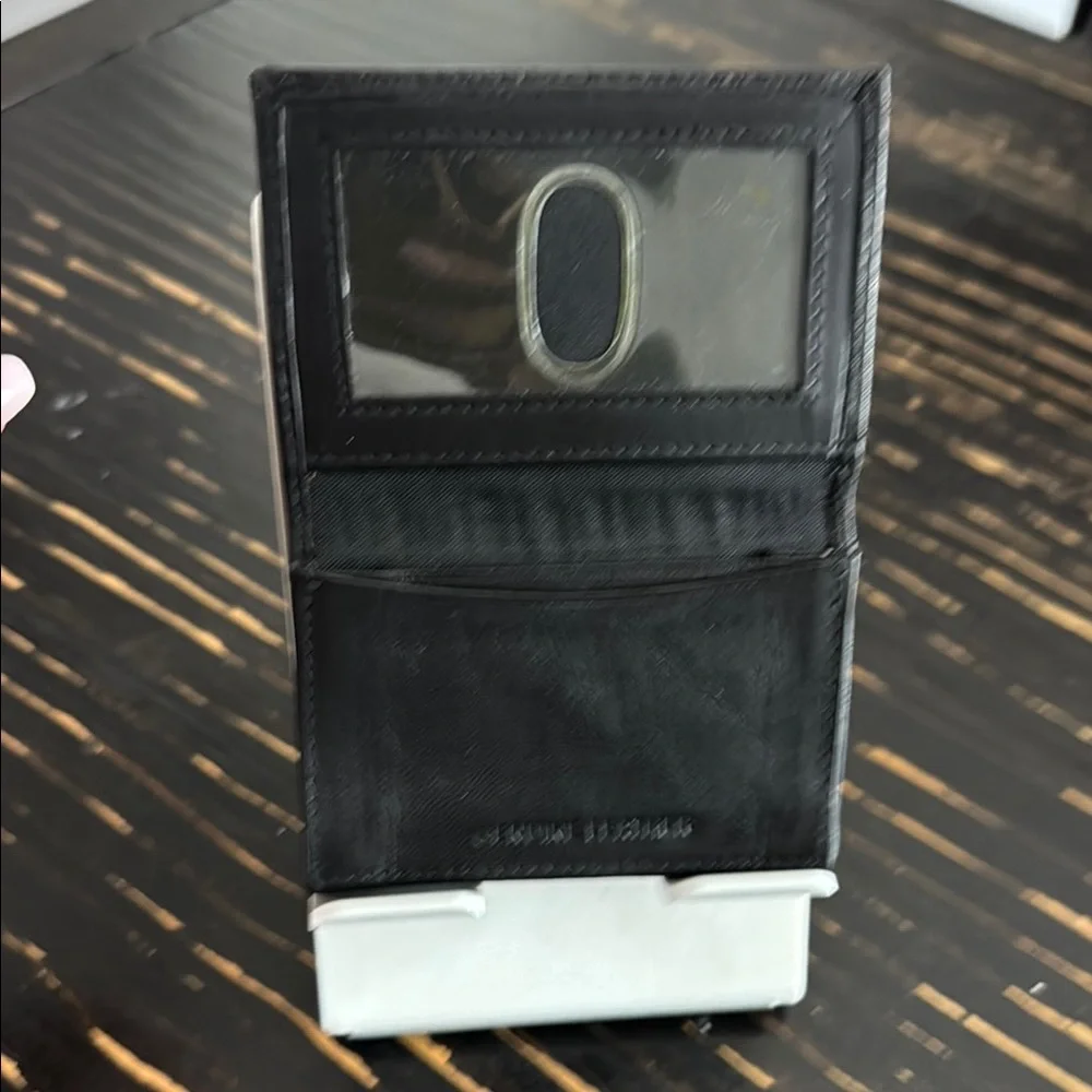 Genuine Leather Men’s 4 slot/pocket Card Holder ID Pocket Wallet